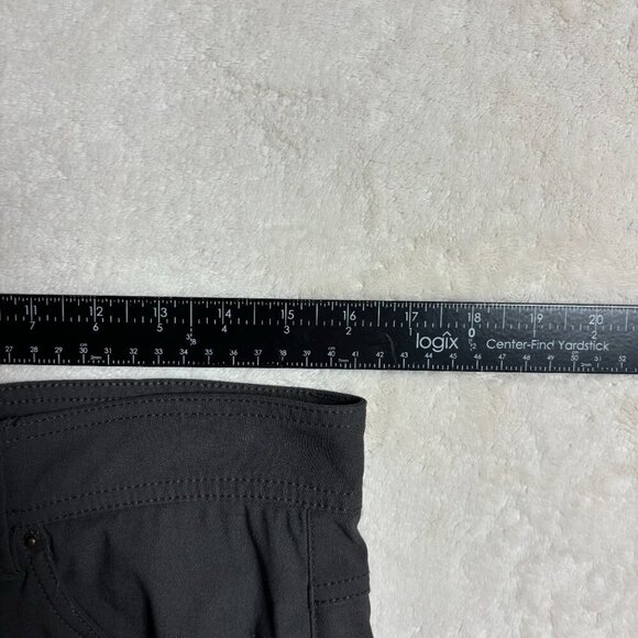 Prana Womens Brion II 5-Pocket Pants Grey Lightweight Straight Fit Nylon 33x27‎ - Picture 12 of 14